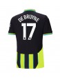 Manchester City Kevin De Bruyne #17 Venkovní Dres 2024-25 Krátký Rukáv